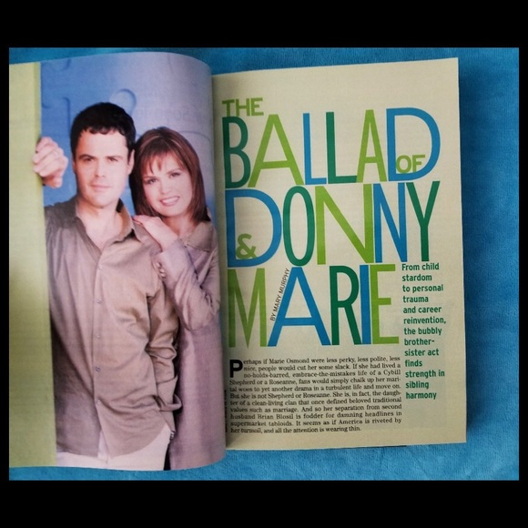Vintage TV Guide Donny & Marie Cover May 20-26 2000 Issue 2460 - Picture 2 of 6